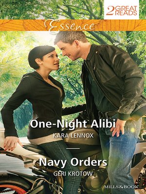 cover image of One-Night Alibi/Navy Orders
